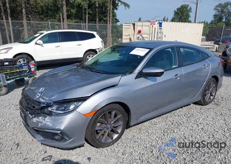 2020 Honda Civic Ex из США, поврежденный, VIN 19XFC1F38LE217610